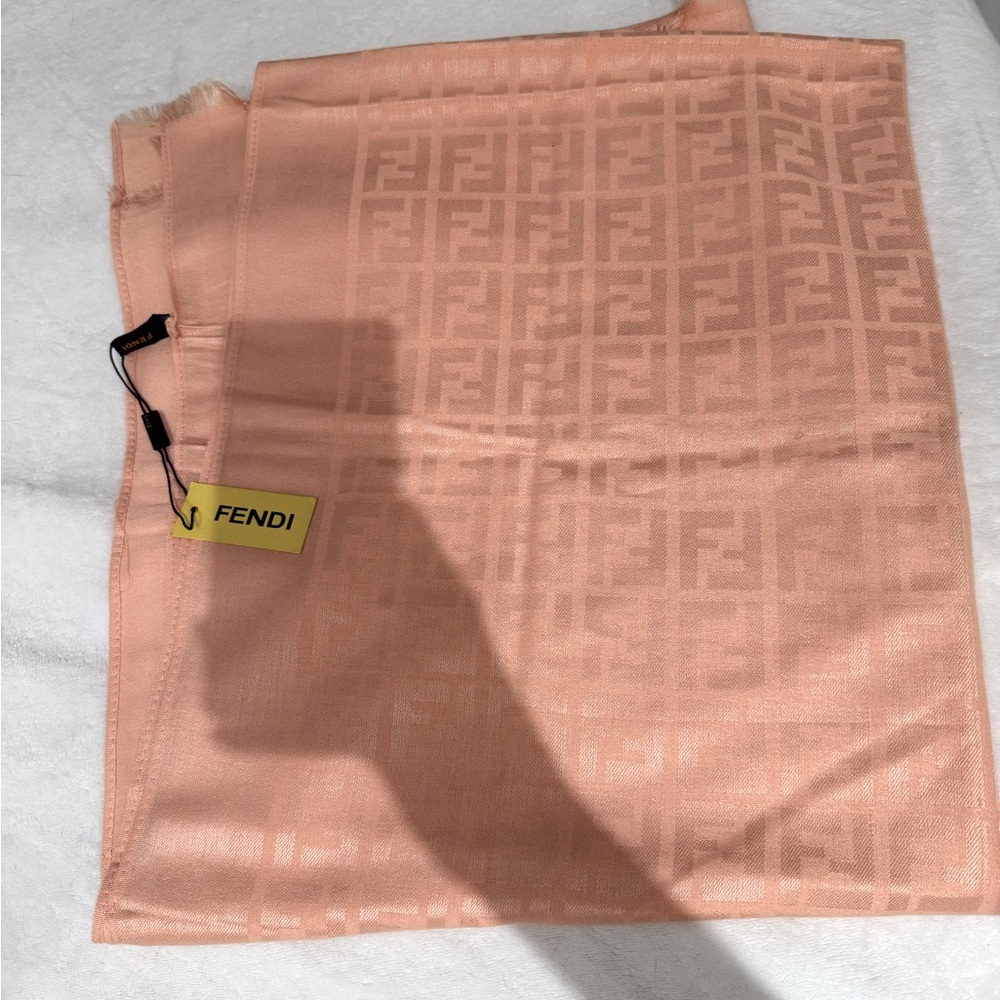 FF Scarf peach pink color